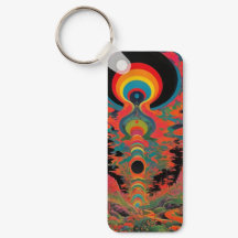 Arte Retro Psicodélico Vintage dos Anos 60 Trippy