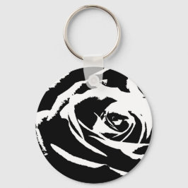 Chaveiro Arte Rosa posterizada
