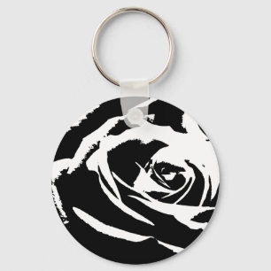 Chaveiro Arte Rosa posterizada