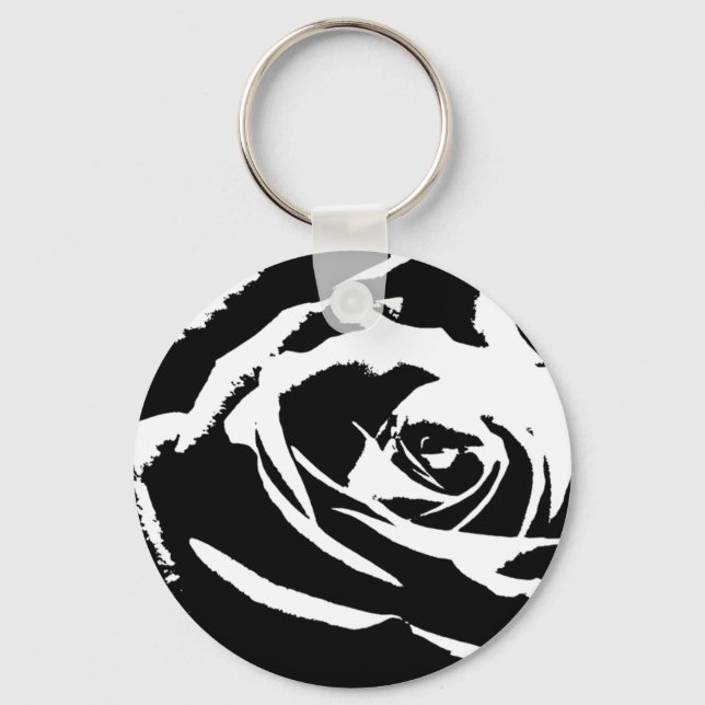 Chaveiro Arte Rosa posterizada (Frente)