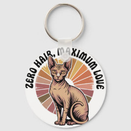Chaveiro Arte Sphynx de Amor Máximo Cabelo Zero