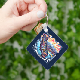 Chaveiro Arte vetorial do mapa da Califórnia