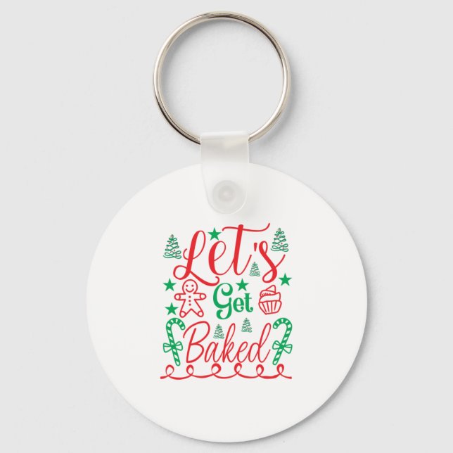 Chaveiro Arte Xmas Que Se Esfregue (Frente)
