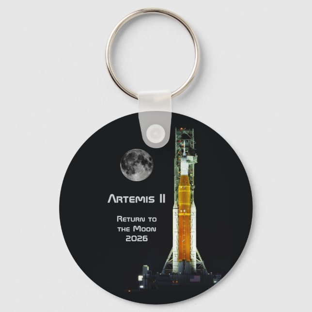Chaveiro Artemis II Moon Mission (Frente)