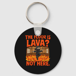Chaveiro Artes marciais Boxing Ninja Lava Floor Dojo Humor