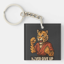 Chaveiro Artes Marciais do Tigre - Nunca desista motivacion