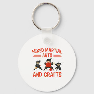 Chaveiro Artes Marciais Mistas E Artesanato Karate Ninja B