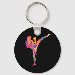 Chaveiro Artes Marciais Muay Thai Crianças Mulheres Meninas