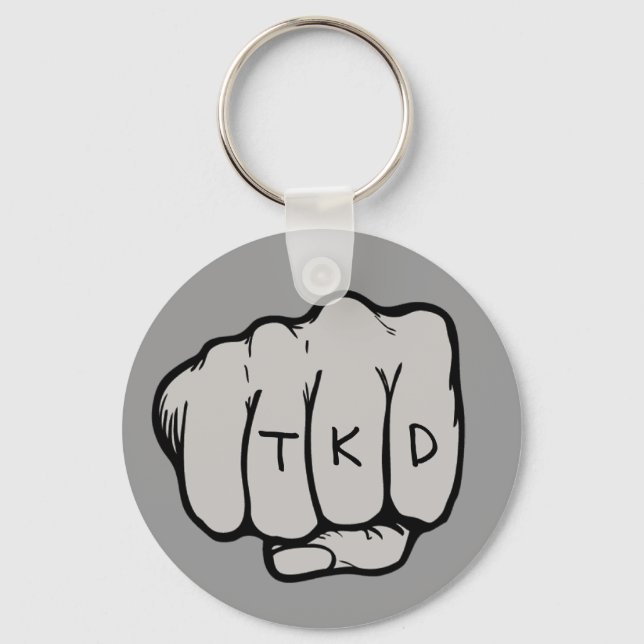 Chaveiro Artes Marciais TKD Fist (Frente)