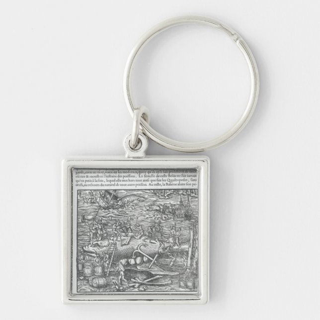 Chaveiro Articulando uma baleia (Frente)