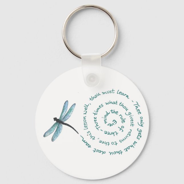 Chaveiro Artigo 3 - Lei das bruxas - Rede Wiccan (Frente)