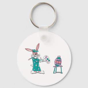 Chaveiro Artista do coelhinho da Páscoa