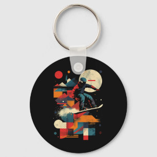 Chaveiro Artista Snowboarder Men And Women Snowboard Lo