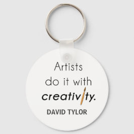 Chaveiro Artistas fazem isso com criatividade