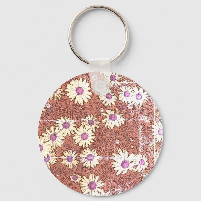 Chaveiro Artsy Daisies (Frente)