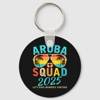 Chaveiro Aruba Squad 2025 Vacation Friends Family Matching