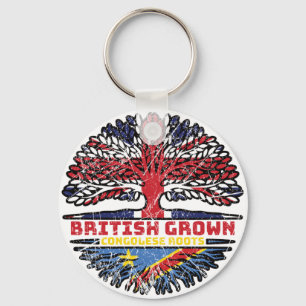 Chaveiro Árvore Britânica do Congo Congolês (Reino Unido)