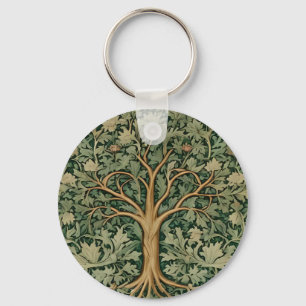 Chaveiro Árvore da Vida William Morris Vintage Pré-Rafaelit