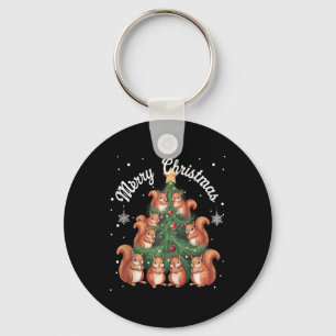 Chaveiro Árvore de Árvore de Esquilo do Quirrel Xmas até