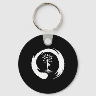 Chaveiro Árvore de Ioga da Vida Meditação Yin Yang