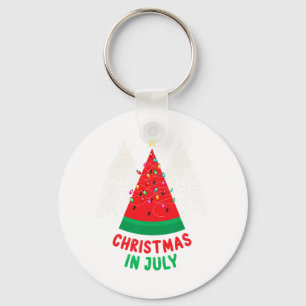 Chaveiro Árvore de Melancia no Natal em Julho Verão Homens
