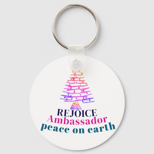 Chaveiro Árvore de Natal (Frente)