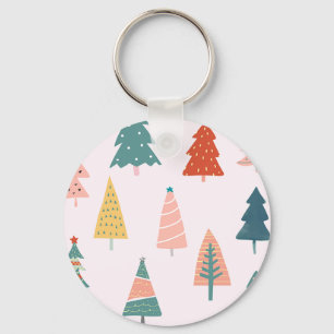 Chaveiro Árvore de Natal Bastante Decorada