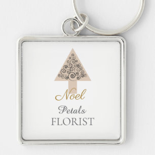 Chaveiro Árvore de Natal Butique Florista Marca, Noel