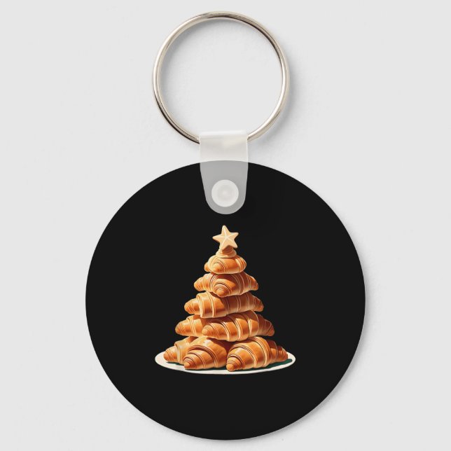 Chaveiro Árvore de Natal Croissant (Frente)