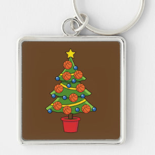 Chaveiro Árvore de Natal de basquetebol