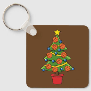 Chaveiro Árvore de Natal de basquetebol