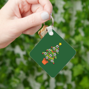 Chaveiro Árvore de Natal de Futebol