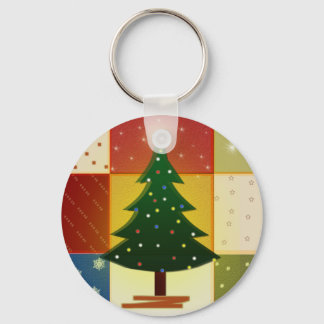 Chaveiro Árvore de Natal de Patches