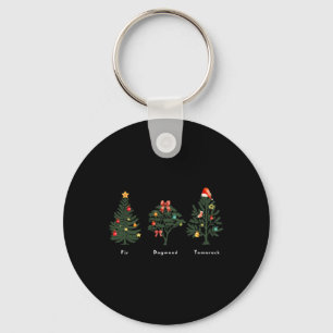 Chaveiro Árvore de Natal Engraçada Anti Trump Mensagem Ocul