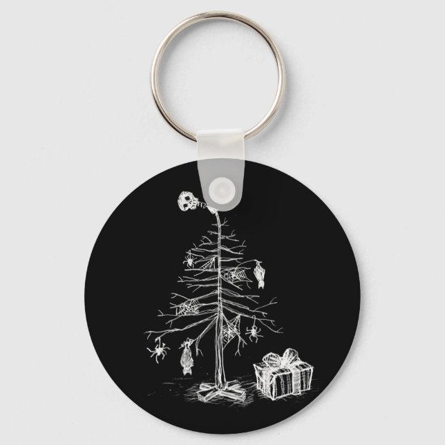 Chaveiro Árvore de Natal Gótica (Frente)