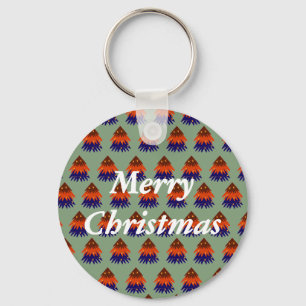 Chaveiro Árvore de Natal Multicolorida - Pingente