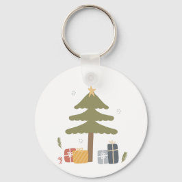 Chaveiro Árvore de Natal Scandi do Partido Nórdico
