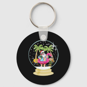 Chaveiro Árvore de Palmeira de Natal Praia de Surf Globo de