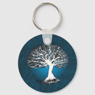 Chaveiro Árvore de vida azul