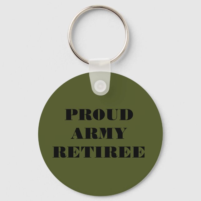 Chaveiro Árvore do Exército Ordenado da Cadeia-Chave (Frente)