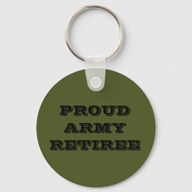 Chaveiro Árvore do Exército Ordenado da Cadeia-Chave (Frente)