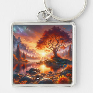 Chaveiro Árvore Laranja Fantasy Cuja Pista Solta