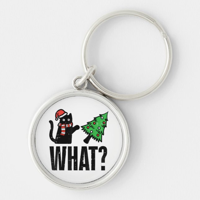 Chaveiro Árvore Natal Dançando Xmas Engraçado (Frente)