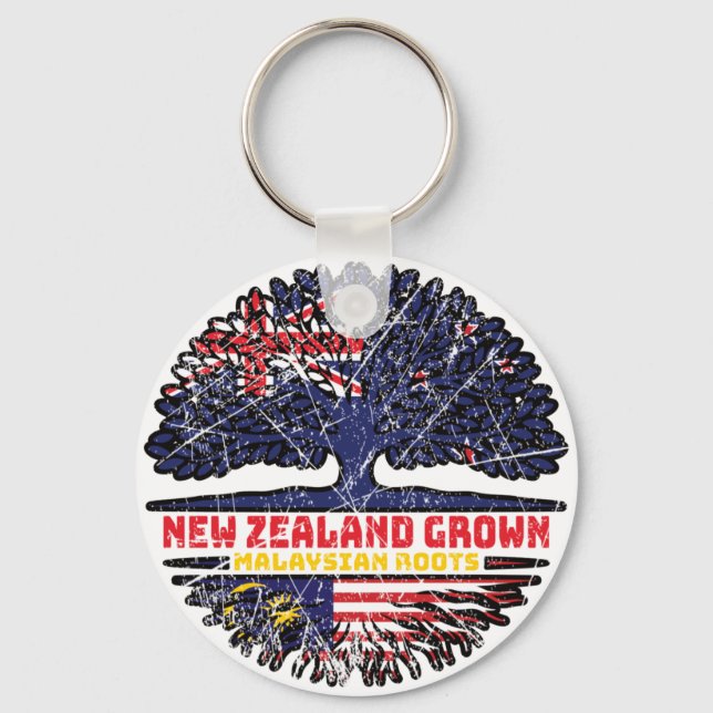 Chaveiro Árvore Neozelandesa Malásia (Frente)
