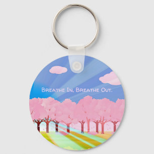 Chaveiro Árvores Rosa Respiram Em Breve