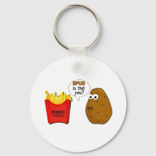 Chaveiro As batatas fritas da batata são que você?