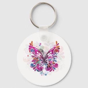 Chaveiro As borboletas do ~ da borboleta personalizam o