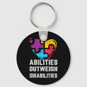 Chaveiro As capacidades superam as deficiências Sensibiliza