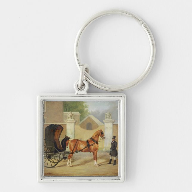Chaveiro As carruagems dos cavalheiros: Um Cabriolet, (Frente)