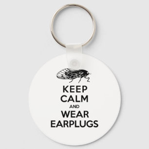 Chaveiro As CIGARRAS estão aqui! Mantenha Earplugs calmos 